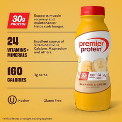 Bananas & Cream Protein Shake 11.5 oz (12 Count)